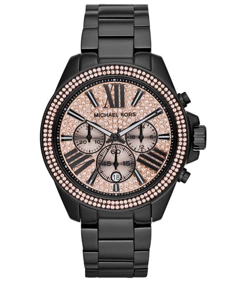 michael kors ladies watch black friday|michael kors black leather watch.